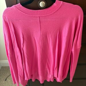 Size M Karlie Candy Pink Long Sleeve Tunic Sweater